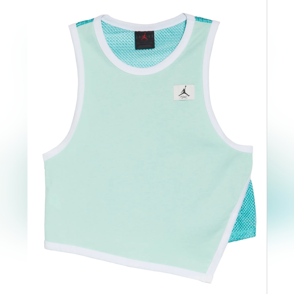 JORDAN-Jersey & Mesh Logo Tank